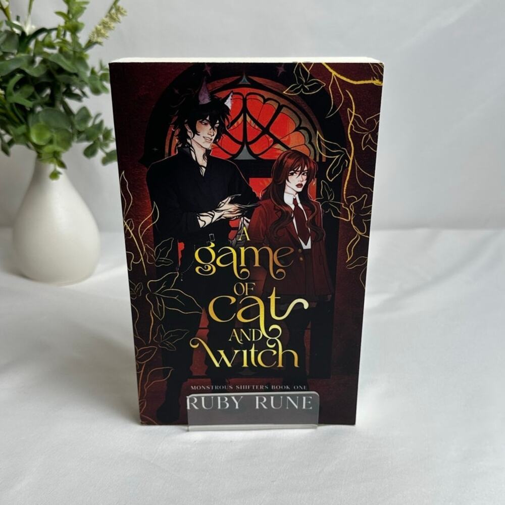 A Game of Cat and Witch Ruby Rune OOP Indie Paperback Cozy Fantasy Romance